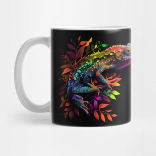 Cool gecko chameleon design colorful Mug